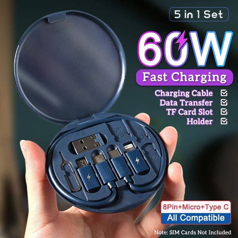 كابل شحن سريع 60W